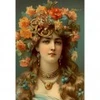 Image de Roovi Fille avec Couronne de Fleurs 81100