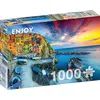 Image de ENJOY-2084 Manarola Harbor at Sunset Cinque Terre Italy Puzzle 1000 pièces