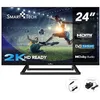 Image de Smart Tech 24HN01V3CA HD LED TV 24 Pouces (60cm) Triple Tuner Dolby Audio H.265 HDMI USB, Résolution: 1366 (H) × 768 (V); Chargeur 12 Volts