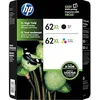 Image de HP Combo de cartouches d'encre noire et tricolore à haut rendement 62Xl