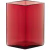 Image de Iittala Ruutu 1015596 Vase Cranberry 11,5 x 14 cm