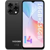 Image de DOOGEE N55 Pro Téléphone portable, Smartphone Android 14 de 16 Go RAM 256 Go ROM, écran IPS HD+ de 6,56", appareil photo principal AI de 13 MP + caméra frontale de 8 MP, double SIM 4G (Noir)