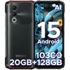 Image de DOOGEE Blade 20 Telephone Portable Incassable Android 15, Batterie 10300 mAh 18 W, 6,6’’ HD IPS + 90 Hz, 20GB RAM + 128GB ROM/TF 2TB Smartphone Incassable, Caméra 16MP, NFC/5G Wifi/GPS/IP68 / IP69K