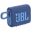 Image de JBL Go 3 ECO, Enceinte Bluetooth portable compacte et puissante au style audacieux, Étanche à l’eau et à la poussière, Autonomie 5h, Bleue