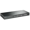 Image de TP-Link T1500-28PCT(TL-SL2428P) Smart Switch Niveau 2 avec 24 Ports 10/100 RJ45 PoE + 4 Ports Gigabit RJ45 (2 Ports Combo SFP, Rackable)