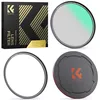 Image de K&F Concept Filtre 62mm Black Mist 1/4 Magnétique Black Diffusion Installer Rapide avec Bague Base et Bouchon Devant en métal pour Objectif Appareil Photo Numérique