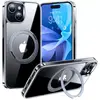 Image de Coque intégrale TORRAS iPhone 15 Plus MagSafe + support rotatif