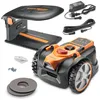 Image de Robot Tondeuse Autonome 18V sans Fil périmétrique avec Station de Charge et Garage - Max 400m²