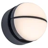 Image de LUTEC Applique murale d'extérieur LED Eklips - Anthracite - Avec deux têtes pivotantes à 90° - Pour un effet haut et bas - 3000 K - IP54 - 1000 lm