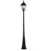 Image de Lampadaire solaire à LED London - Lampadaire d'extérieur - Lanterne de jardin résistante aux intempéries IP54 - Lampe de jardin - Lampe d'extérieur