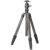 Image de Leofoto - Urban - Trépied carbone pour appareil photo - Capacité de charge de 10 kg - Pieds extensibles - Hauteur min. de 21 cm à une hauteur max. de 166 cm - LX-324CT + rotule XB-38
