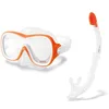Image de Intex 55647 Lot de masque et embout buccal Wave Rider assortis 1 pièce sans latex Multicolore 8 ans