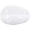 Image de Intex Chaise de poche transparente sans haricots, taille gonflée : 137 cm x 127 cm x 74 cm (66500NP)