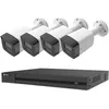 Image de EZVIZ 4K Caméra de Surveillance Extérieure, Kit Vidéo Surveillance avec 8CH 2To NVR et 4X Caméra PoE 8MP, Détection de Personne/Véhicule AI, Vision Nocturne de 30m avec Audio, IP67, H3K PoE 4K kit