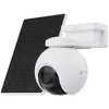 Image de EZVIZ 4G LTE & Wi-Fi 4K Camera Surveillance WiFi exterieure sans Fil avec 8w Panneau Solaire, 4G/Wi-FI basc.Auto, Mode AOV, Détection 20+ Formes d'animaux/Humaine/véhicule, 360° PTZ, EB8 Pro Kit