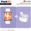 Image de Montre connectée HUAWEI Pack Watch FIT 5 blanc+Freebuds SE 4