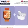 Image de Montre connectée HUAWEI Pack Watch FIT 5 PRO orange+Freebuds SE4