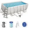 Image de Bestway Power Steel Frame Kit de Piscine carrée