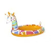Image de Bestway Piscine Groovy Girafe 266 x 157 x 127 cm, 53089, Couleur