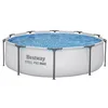 Image de Bestway Steel Pro Max Frame Piscine sans pompe Ø 305 x 76 cm, gris clair, rond
