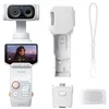 Image de Insta360 Luna Ultra Creator Bundle (Stellar White) | Caméra de poche 8K avec deux objectifs Leica, capteur 1", zoom 12x, écran tactile OLED amovible, Mic Pro, poignée de batterie et objectif grand