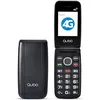 Image de Qubo Téléphone portable NEONW-BK 4G pour personnes âgées - Noir