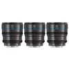 Image de SIRUI Night Walker Lot d'objectifs Cine à mise au point manuelle 24 mm, 35 mm, 55 mm, T1.2 à grande ouverture S35 pour appareils photo à monture RF, pour RED Komodo, R7, R10, C70, R50 (MS-3SRG