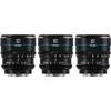 Image de SIRUI Night Walker Ensemble d'objectifs Cine à mise au point manuelle, 24 mm, 35 mm, 55 mm, T1.2 à grande ouverture S35 pour appareils photo à monture L, pour Sigma FP, S5/S5II/S5IIX, DC-BGH1 (MS-3SLB