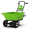 Image de Greenworks Chariot de Jardin 40V 100kg Charge Maximale Chariot à 3 Roues Autopropulsé Contrôle de la Vitesse de la Brouette Pour une Utilisation en Extérieur sans Batterie G40GC