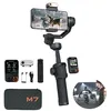 Image de Hohem iSteady M7 Stabilisateur de cardan pour smartphone, stabilisateur 3 axes pour iPhone et Android, capteur de suivi IA avec lumière de remplissage, télécommande