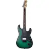 Image de Mooer MSC31 Pro Guitar Green Burst elektrische gitaar met gigbag