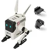 Image de GravaStar GaN Alpha Chargeur rapide 65 W Chargeur rapide à 3 ports avec prise multiple de voyage, chargeur universel pour UK/EU/USA, pour iPhone, MacBook, iPad (Blanc)