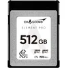Image de Exascend Element Pro CFexpress 4.0 Type B Carte 512 Go max. Lecture 3500 Mo/s, idéale pour le transfert express de fichiers photo et vidéo volumineux