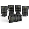 Image de NiSi Kit d'objectifs Athena Prime Cinéma pour Sony E-Mount (14 mm T2.4, 25 mm T1.9, 35 mm T1.9, 50 mm T1.9, 85 mm T1.9, 4 x 5.65 Black Mist 1/8, 4 x 5,65 polarisant, étui dur)