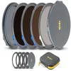 Image de NiSi JetMag Pro Kit de filtre magnétique 82 mm avec verrouillage - Kit de filtre ND paysage (FS ND8, FS ND64, FS ND1000, True Colour CPL 67 mm/72 mm/77 mm/82 mm) Bague d'adaptation magnétique)