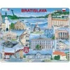 Image de Larsen Puzzle Cadre - Souvenirs de Bratislava, Slovaquie (en Slovaque) KH17-SL