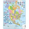 Image de Larsen Puzzle Cadre - Amérique du Nord (en Russe) K17-RU