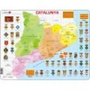 Image de Larsen Puzzle Cadre - Carte de la Catalogne (en Catalan) A29-CT