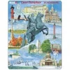 Image de Larsen Puzzle Cadre - Souvenirs de Saint-Petersburg, Russie KH16