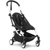 Image de Stokke YOYO3 châssis blanc - Comprend harnais 5 points, dossier inclinable, capote extensiblee, bandoulière rembourrée et housse de protection - Pack couleur non inclus