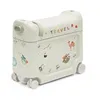 Image de Stokke JetKids BedBox, Sea Green - Valise-lit à roulettes pour enfants de 2-7 ans (jusqu'à 35 kg) - Approuvée par de nombreuses compagnies aériennes - Matelas et sangle réglable inclus