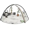 Image de Tiny Love Classic Gymini, Tapis d’éveil musical 2-en-1 pour bébé, dès la naissance, gym pour bébé, 20 activités, jouet musical interactif, arches ajustables, Black & White Décor