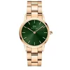 Image de Daniel Wellington DW00100421 Dames iconisch horloge met smaragd roségoud 28 mm