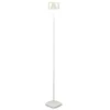 Image de Konstsmide Nice 7831-250 Lampadaire LED sans fil pour intérieur/extérieur Blanc 17 x 17 x 120 cm