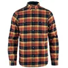 Image de Fjällräven Singi Heavy Flannel Shirt Manches Longues Homme, Automne Leaf-dark Navy, S