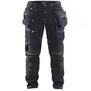 Image de Blåkläder 19901141 Werker Pantalon stretch X1900 Bleu marine/noir D100