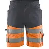 Image de BLÅKLÄDER Short haute visibilité pour homme Gris moyen/orange haute visibilité
