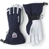 Image de Hestra Heli Ski 5-Finger Handschoenen Dames/Heren - vingerhandschoenen met voering Klittenbandsluiting voor Herfst/Winter - 8 HS donkerblauw