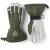 Image de Hestra Heli Ski 5-Finger Handschoenen Dames/Heren - vingerhandschoenen met voering Klittenbandsluiting voor Herfst/Winter - 10 HS olijfgroen