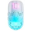 Image de XTRFY Souris sans fil RVB MZ1, forme réglable unique, conçue par Rocket Jump Ninja, 2,4 GHz, sans fil, ultra légère, équilibre du poids réglable, deux tailles de coque incluses   Blanc